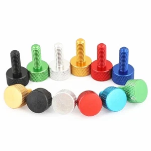 M3 x 8mm Computer PC Graphics Card Colourful Knurled Head Aluminum Thumb Screws - Picture 1 of 12