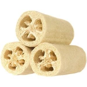 6 inch Natural Loofah Luffa Sponge - Lot of 3 - Picture 1 of 1