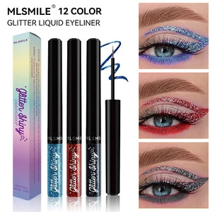 Glitter Liquid Eyeliner Pen - Metallic Shine Waterproof Smudge-Proof, Vibrant - Picture 1 of 13