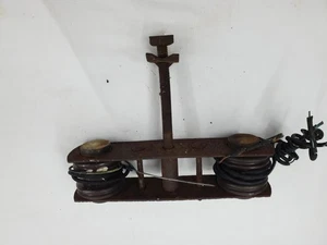 Solid Spool Insulators w/Junction Hardware for Telegraph LIne-"Line Material" (C - Picture 1 of 5