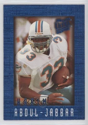 1996 Fleer Ultra Sensations Blue Karim Abdul-Jabbar #55 Rookie RC - Image 1 of 2