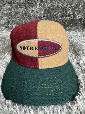 De colección Notre Dame Lucha Irlandés Sombrero Gorra Correa Multicolor Aguja Americana Foto 1 de 4