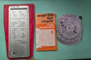 Flight Computer Navigation Tool Kit w/ Case & Instruction Manual APR E6-B - Picture 1 of 3