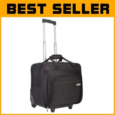 Estuche con ruedas para portátil de 16", negro - Maletín y bolso de viaje Foto 1 de 4