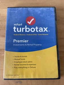 TurboTax Premier 2018 Investments & Rental Property (NEW) - Picture 1 of 4