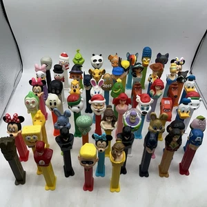Lot Of 60 Pez Dispensers Disney Super Heroes Holiday Halloween Cartoons - Picture 1 of 8