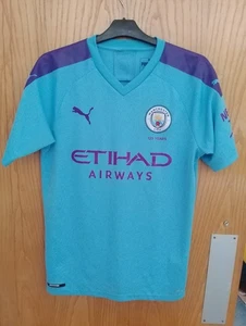 Herren Puma Manchester City 2019/20 Home 125 Jahre Fußball Shirt Trikot Größe S - Bild 1 von 5