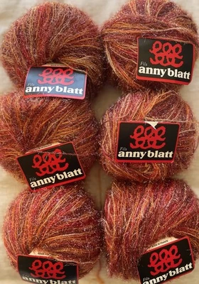 Lote de 6, hojas Fils Anny, MUGUET, poliamida, 50 gm/200 m, col#542, sorbete Foto 1 de 2