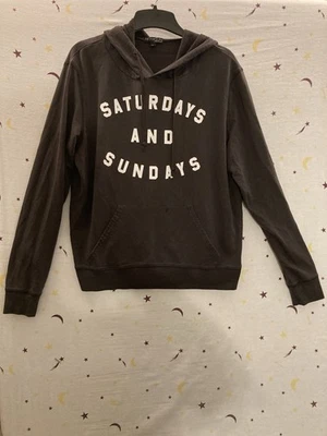 Fifth Sun Hoodie Sweatshirt Saturdays and Sundays Graphic Black Size L Foto 1 de 4