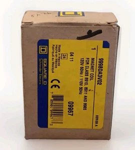Square D 9998DA3V02 Definite Purpose Replacement Magnet Coil 120V 60Hz/110V 50Hz - Picture 1 of 12