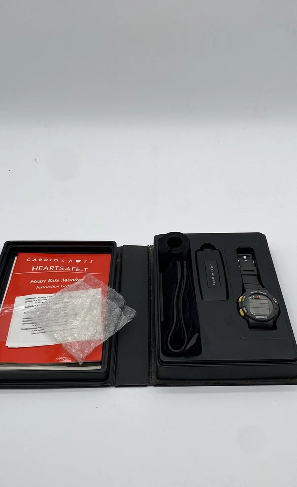 Cardiosport Heartsafe-T Bodyguard Negro Resistencia al Agua Monitor de Ritmo Cardíaco Foto 1 de 4