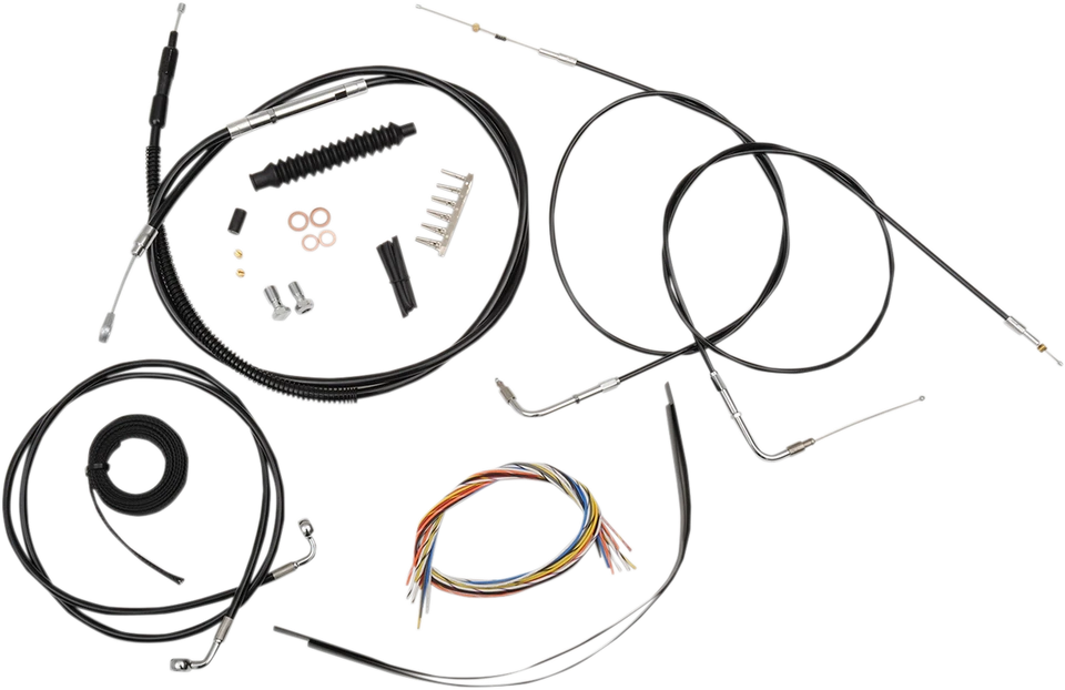 Kit de línea de freno/cable de manillar LA CHOPPERS - Completo - 18" - 20" Softail Foto 1 de 1