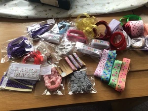 Joblot Ribbons Assorted Prints Lengths X Love Ribbons New - Picture 1 of 5