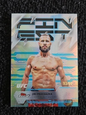 2025 Topps Finest UFC Jiri Prochazka #244 Blue /99 - Image 1 of 2