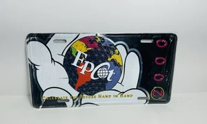 Vintage Walt Disney World 2000 Epcot Metal License Plate / Sign New Sealed* - Picture 1 of 2