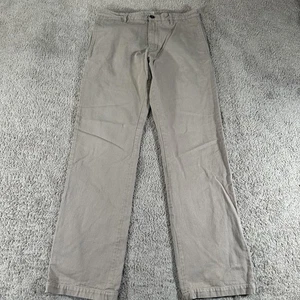 Burberry London Chino Pants Mens 32 Beige Khaki Twill Classic Fit Made in Italy - Picture 1 of 20