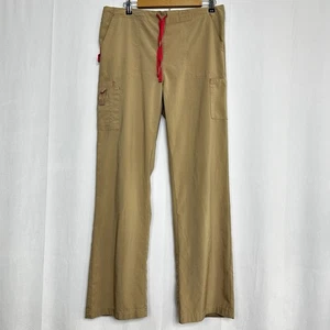 Carhartt Cargohose gerades Bein leichte Scrubs Uniform hellbraun pink Tall Large - Bild 1 von 9