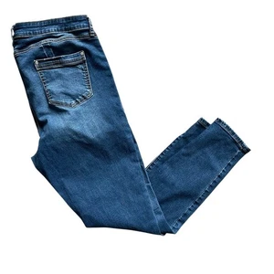 JLO Jennifer Lopez Super Skinny Distressed Stretch Mid-Rise Jeans Gr. 16 - Bild 1 von 5