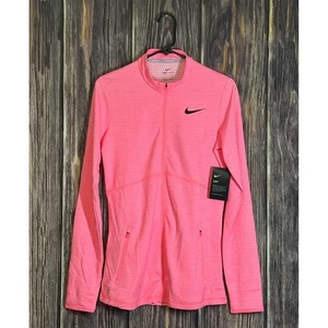 Nike Golf Dri-FIT Chaqueta Mujer S Alta Rosa Cremallera Completa Atlética Ligera Top - Imagen 1 de 21