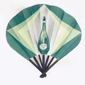 Art Deco Vera Mint de Ricolés Werbefächer Menthe Likör 30er Jahre französisch Vintage - Bild 1 von 3