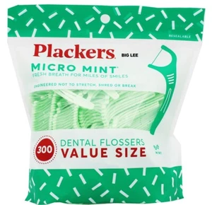 Plackers Tooth Micro Minzgeschmack Zahnseide Mundpflege 300 Stück - Bild 1 von 6