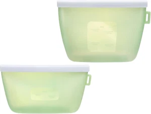 Silicone Reusable Food Storage Bags, Multi-Use Food Storage Bags, Lunch Bag, Tra - Picture 1 of 12