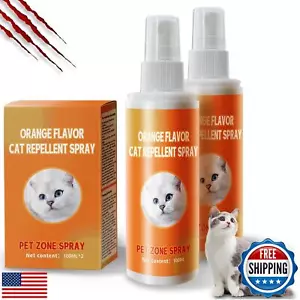 Tlettsteinkle Cat Deterrent Spray, NO Chew Spray for Cats Protect The Safety - Picture 1 of 5