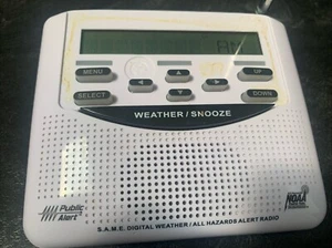 Midland Weather Radio WR-120 EZ Public Alert NOAA Emergency Tested - Works - Picture 1 of 6