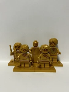 LEGO Harry Potter 20th Anniversary Gold Minifigures Lot - Picture 1 of 3