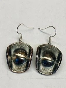 2010-2022 Cowboy Hat Earrings Made from America the Beautiful Qtrs, Free S&H - Picture 1 of 8