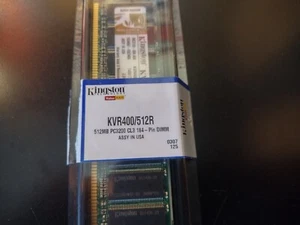 Kingston KVR400/512R 512 MB memoria ad accesso casuale RAM usata - Foto 1 di 3