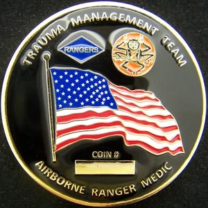 Moneda Desafío Equipo de Gestión de Trauma 75º Batallón Ranger - Imagen 1 de 2