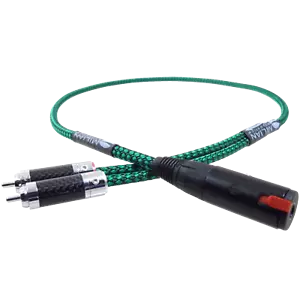 6.3 mm (1/4") TRS Female Jack to Dual RCA Stereo Breakout Cable - Picture 1 of 4