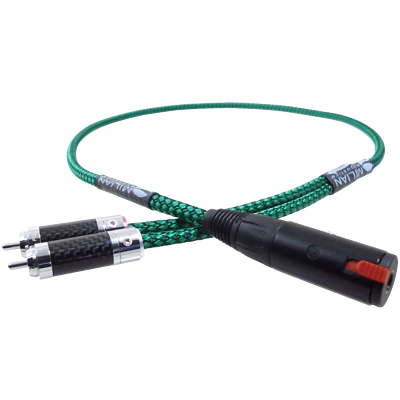 6.3 mm (1/4") TRS Female Jack to Dual RCA Stereo Breakout Cable - Image 1 of 4