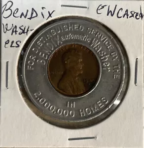Bendix Automatic Washer Encased Penny - Lucky 1949 D Cent - Picture 1 of 2