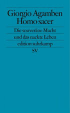 Homo sacer|Giorgio Agamben|Broschiertes Buch|Deutsch