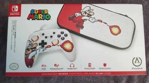 Mando Nintendo Switch Mario con cable y estuche delgado NUEVO EN CAJA - Imagen 1 de 6