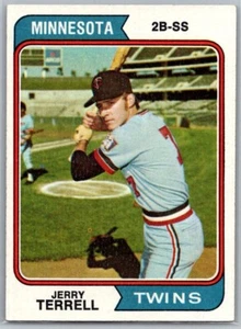 1974 TOPPS BASEBALL 481 JERRY TERRELL TWINS - Picture 1 of 2