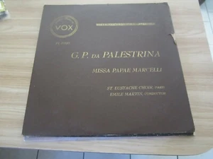 Martin - Palestrina Missa Papae Marcelli LP VG + PTL 6790 Vinyl 1951 Schallplatte - Bild 1 von 4
