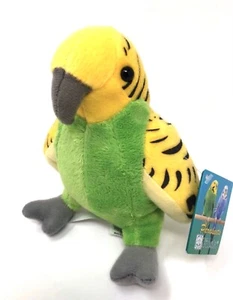 Fiesta Toys - Parakeet Yellow and Green Stuffed Animal Plush 6” New - Picture 1 of 3