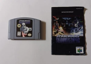 N64 Star Wars: Shadows of the Empire (1996) Cartridge + Manual Tested Works - Picture 1 of 6