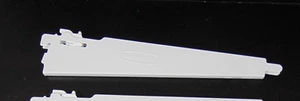 1 Rubbermaid 12,5"" staffa mensola doppia slot configurazione sistema armadio parte - Foto 1 di 5