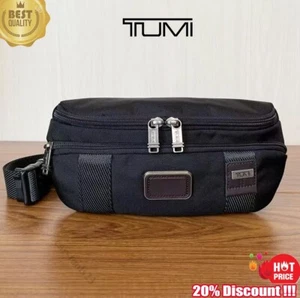 TUMI ALPHA BRAVO COMPASS CROSSBODY Shoulder Bag 2223401 Black - Picture 1 of 6