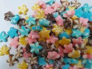 Sugared Star Sweets | Multi Colour Chewy Gummy | Bullk Buy Sweets | Halal - Picture 1 of 6