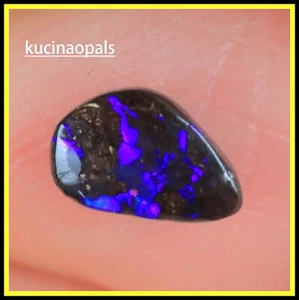 0.75 TCW Natural AUSTRALIAN Boulder MATRIX Opal Stone +VIDEO - Imagen 1 de 7