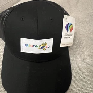 new World Athletics Championships Eugene Oregon 2022 Hat Track Field cap black - Picture 1 of 6