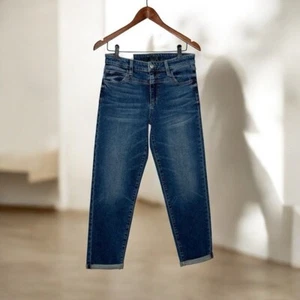 Pantalones de mezclilla para mujer Joe's talla 26 The Niki tiro medio novio mezcla de algodón nuevos con etiquetas - Imagen 1 de 13