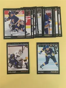 Juego de 15 cartas del equipo Pinnacle St. Louis Blues 1993-94 - Imagen 1 de 1