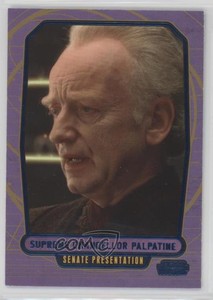 2013 Topps Star Wars Galactic Files Series 2 Blue 296/350 Emperor Palpatine pn1