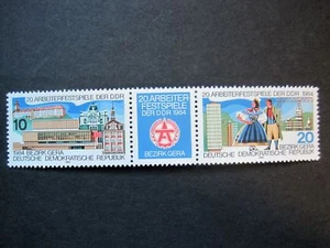 RDA MiNr. 2880-2881 Tiras de tres tiras sin usar** (DD 2880-81) - Imagen 1 de 1